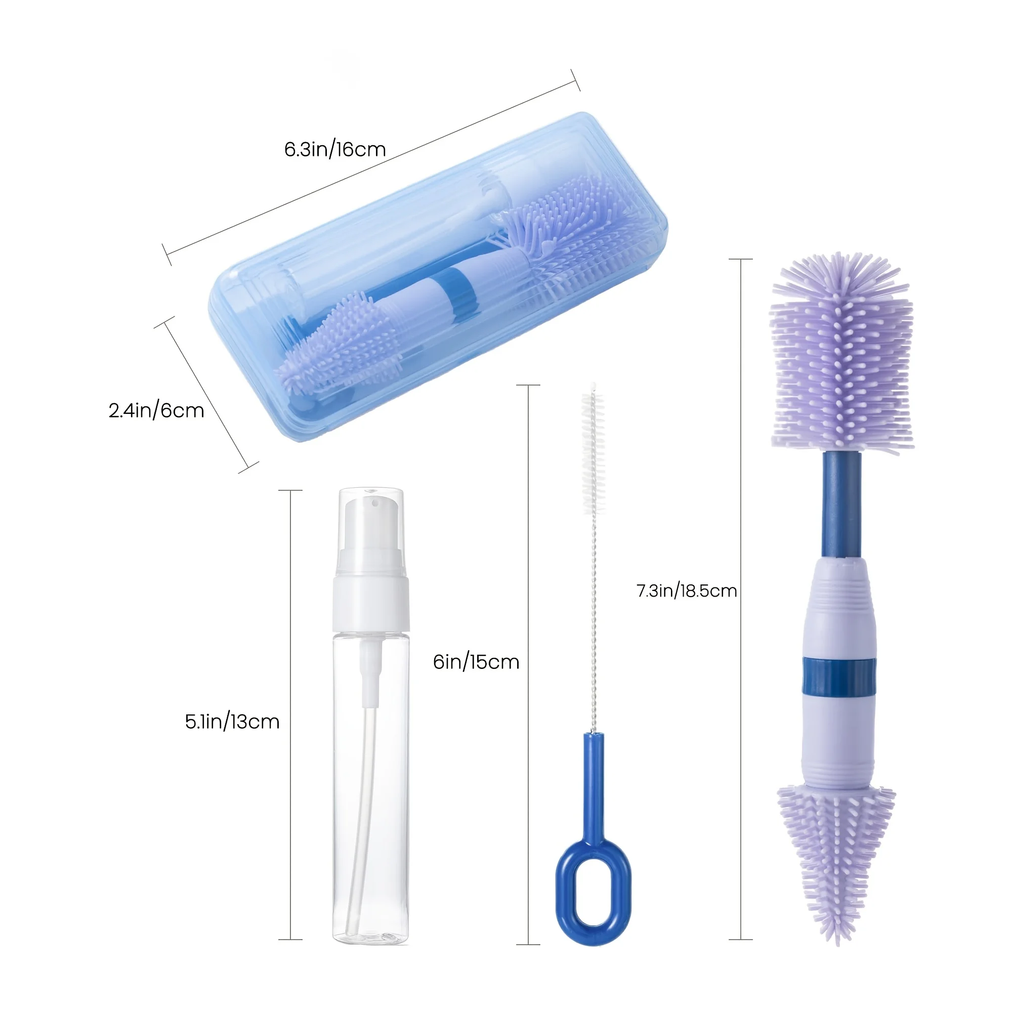 Portable Bottle Brush Set - Image 4